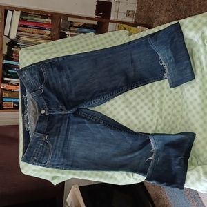 American Eagle Outfitters, Size 12 , dark wash, women's